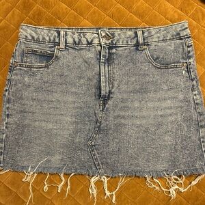 Wild Fable Blue Denim Mini Skirt
